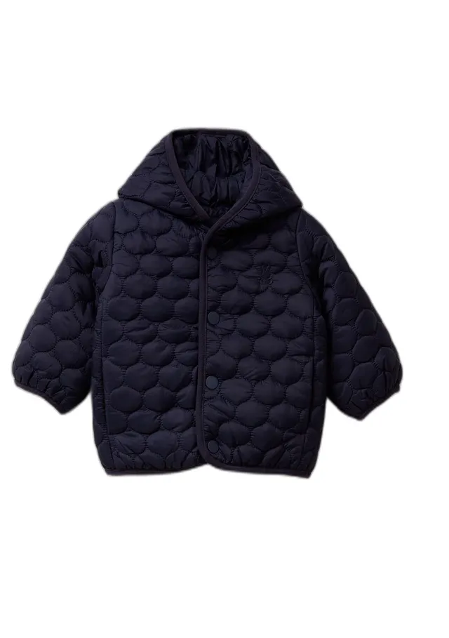 Benetton Giacca Husky Unisex 74 Bimbo Ricamo Coniglietto