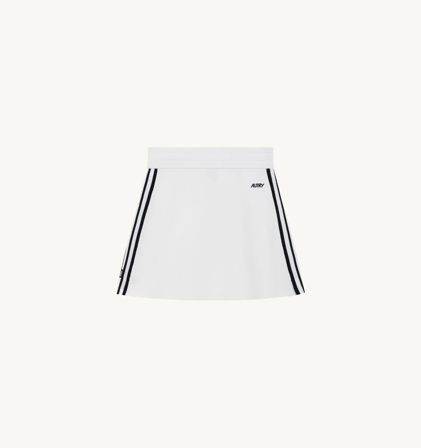 Autry Main SKPW031W Gonna Corta Donna White Viscosa