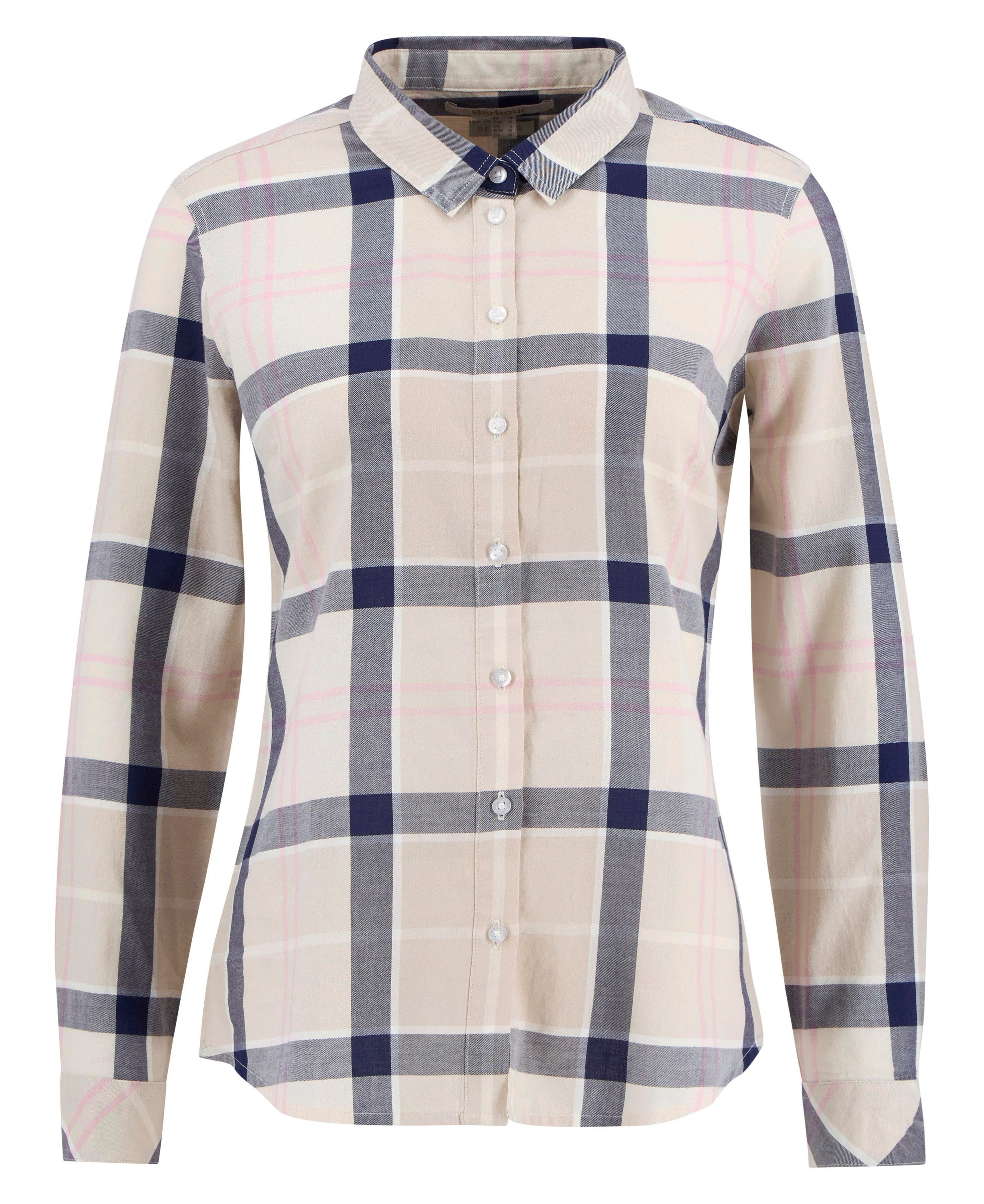 Barbour Bredon LSH1353 Camicia Donna Cherry Blossom Cotone