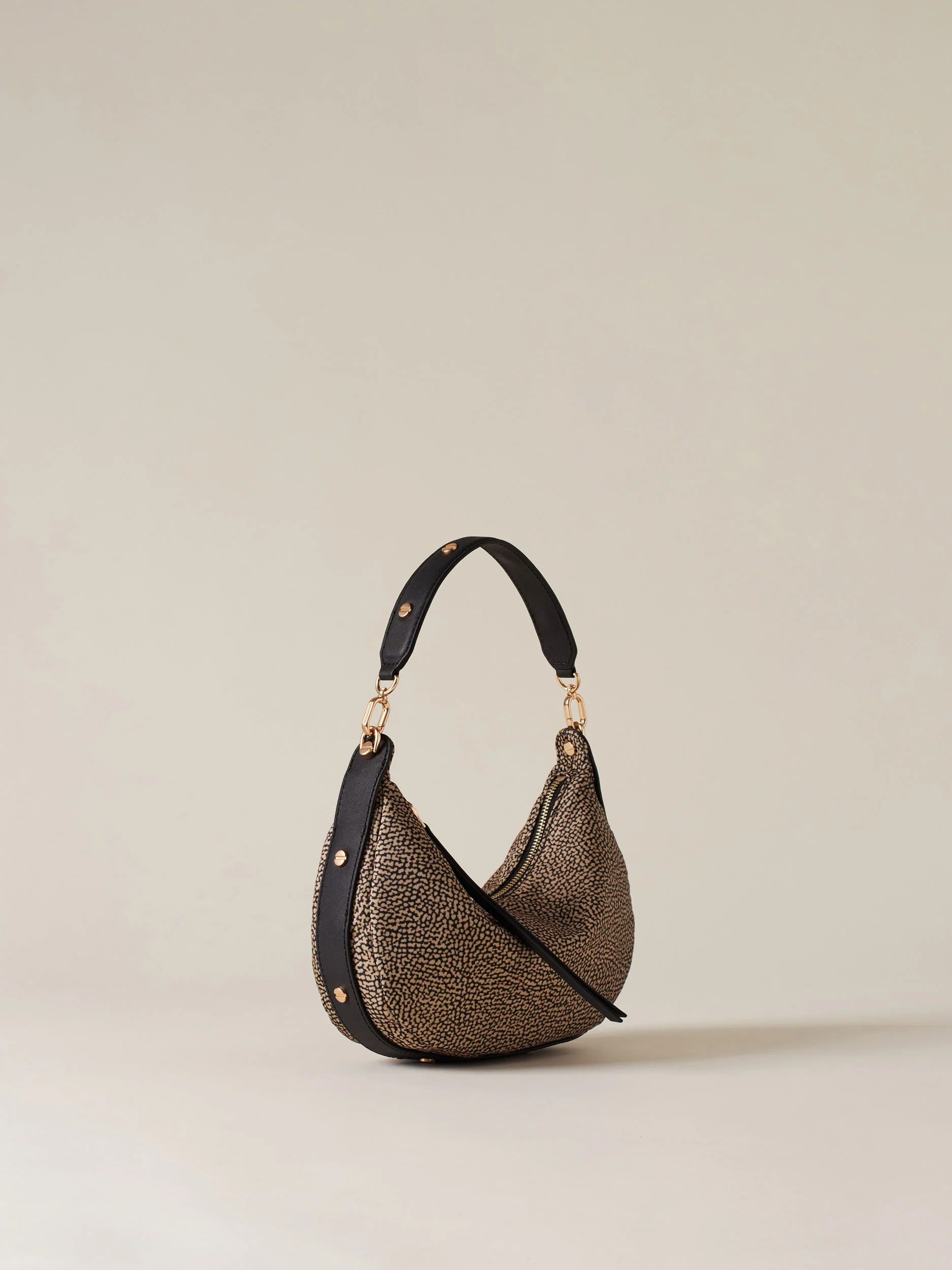 Borbonese Frame Small 91010219 AH1 borsa hobo OP nero