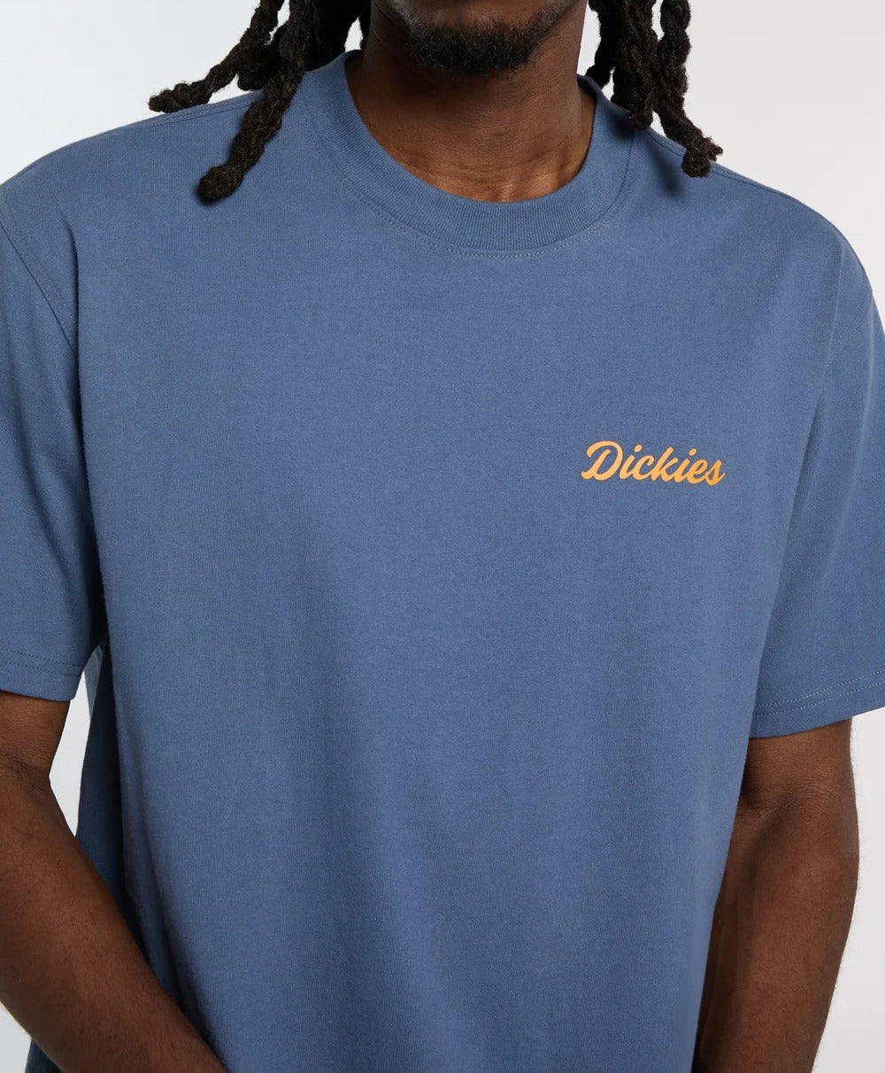 Dickies DK0A8886 Wellsville t-shirt cotone indigo uomo