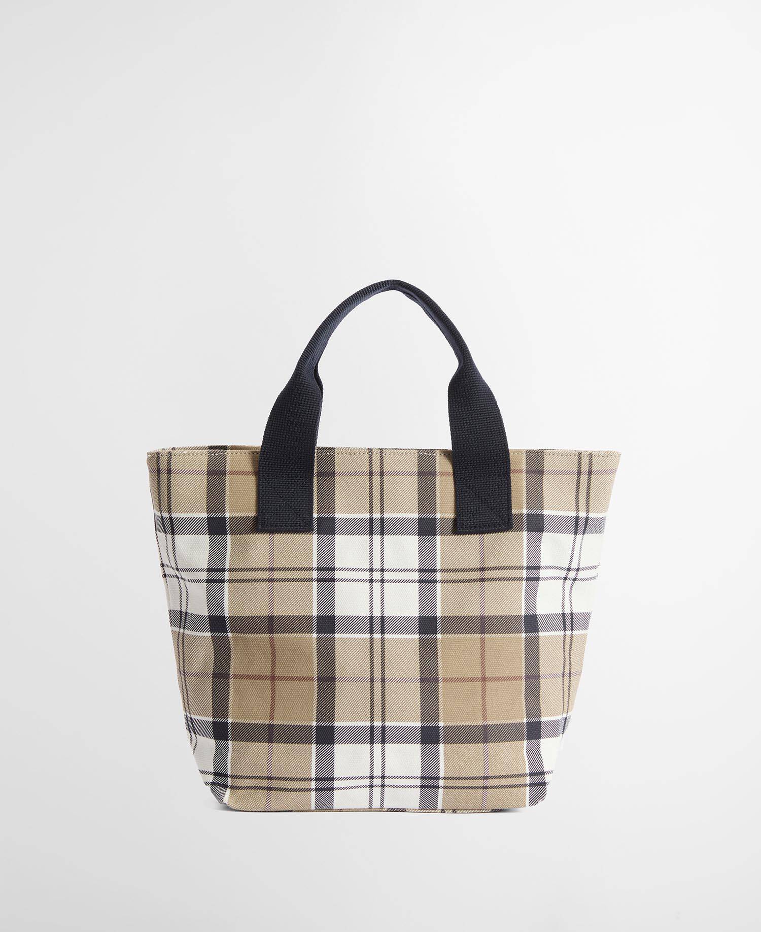 Barbour Maisy LBA0468 borsa tote Rosewood Tartan cotone