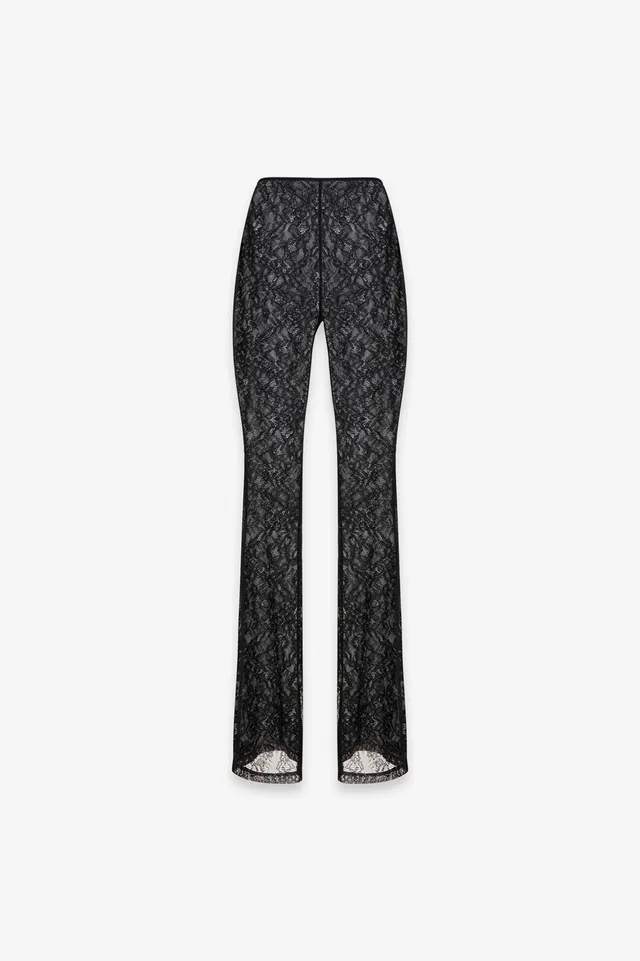 Gaelle Paris GAABW09969 Leggings Donna Nero Pizzo