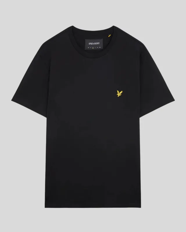Lyle & Scott TS400VOG Plain t-shirt jet black cotone