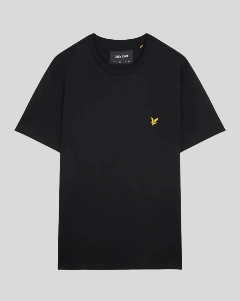 Lyle & Scott TS400VOG Plain t-shirt jet black cotone