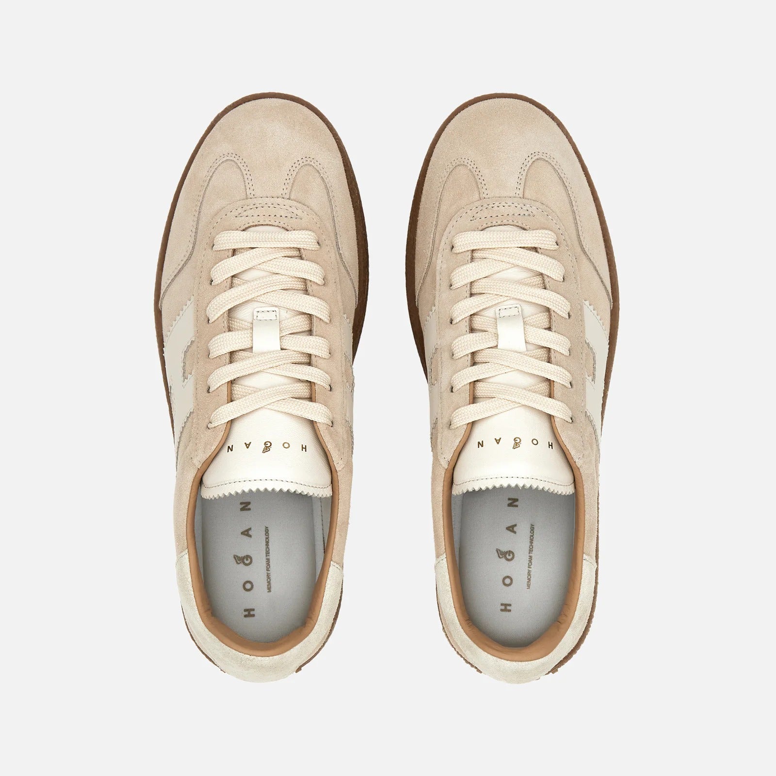Hogan HXW6980FB60UL sneakers beige pelle platform