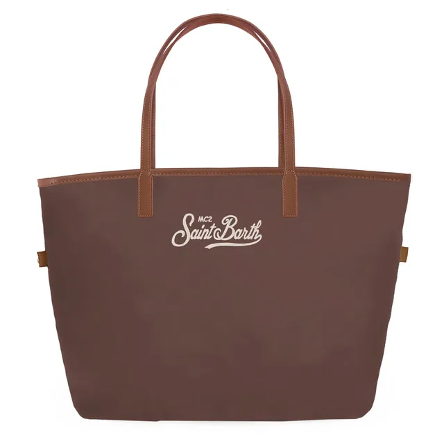 MC2 Saint Barth City Bag 00163M borsa nylon marrone