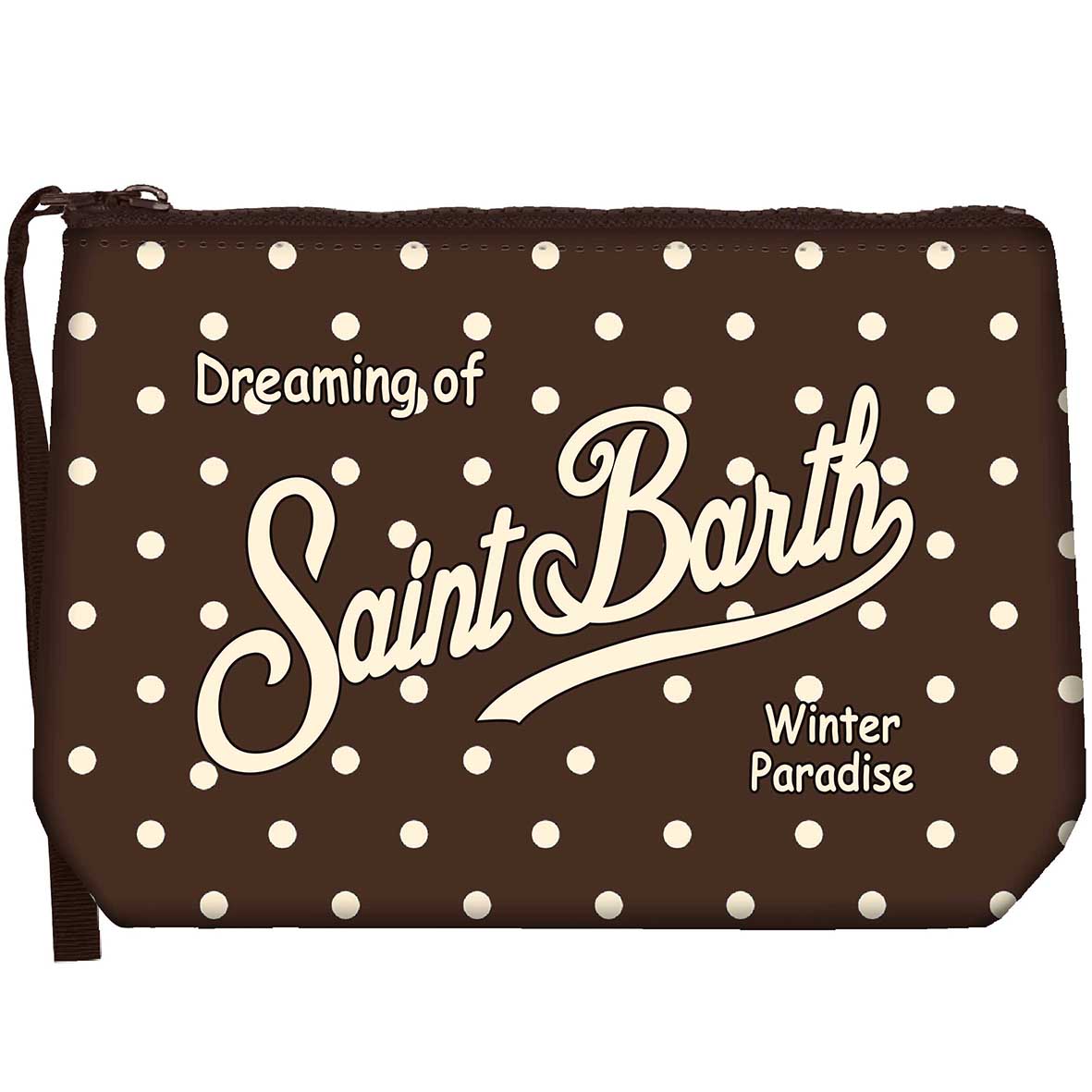MC2 Saint Barth Aline W 02643M pochette Marrone pois