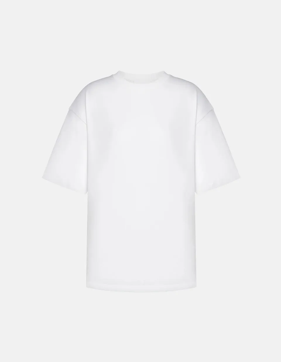 Dondup DS074 Jersey T-Shirt Donna Bianco Regular