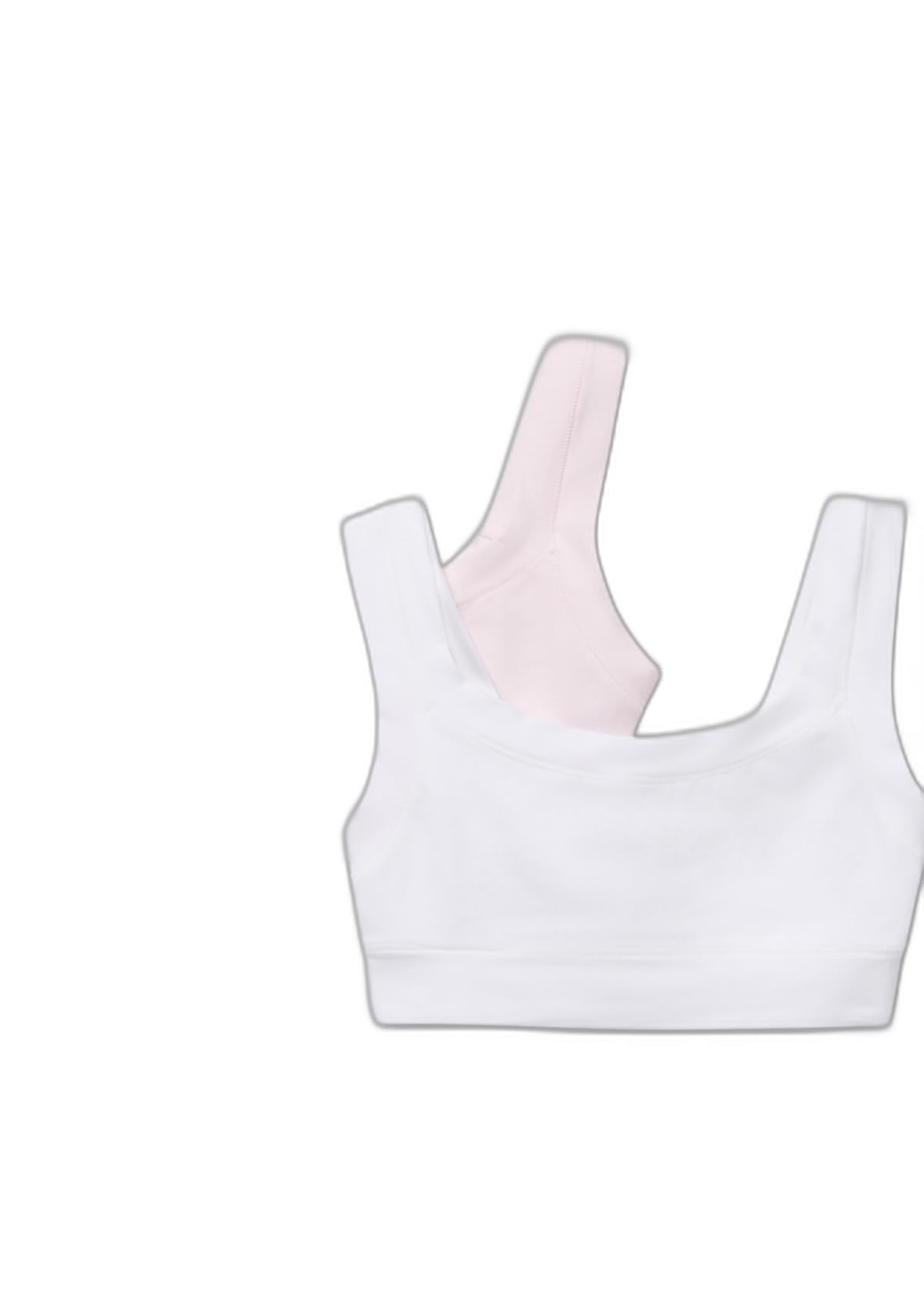Benetton 3zqm0r1lt Brassiere Bambina 2 Pezzi Cotone