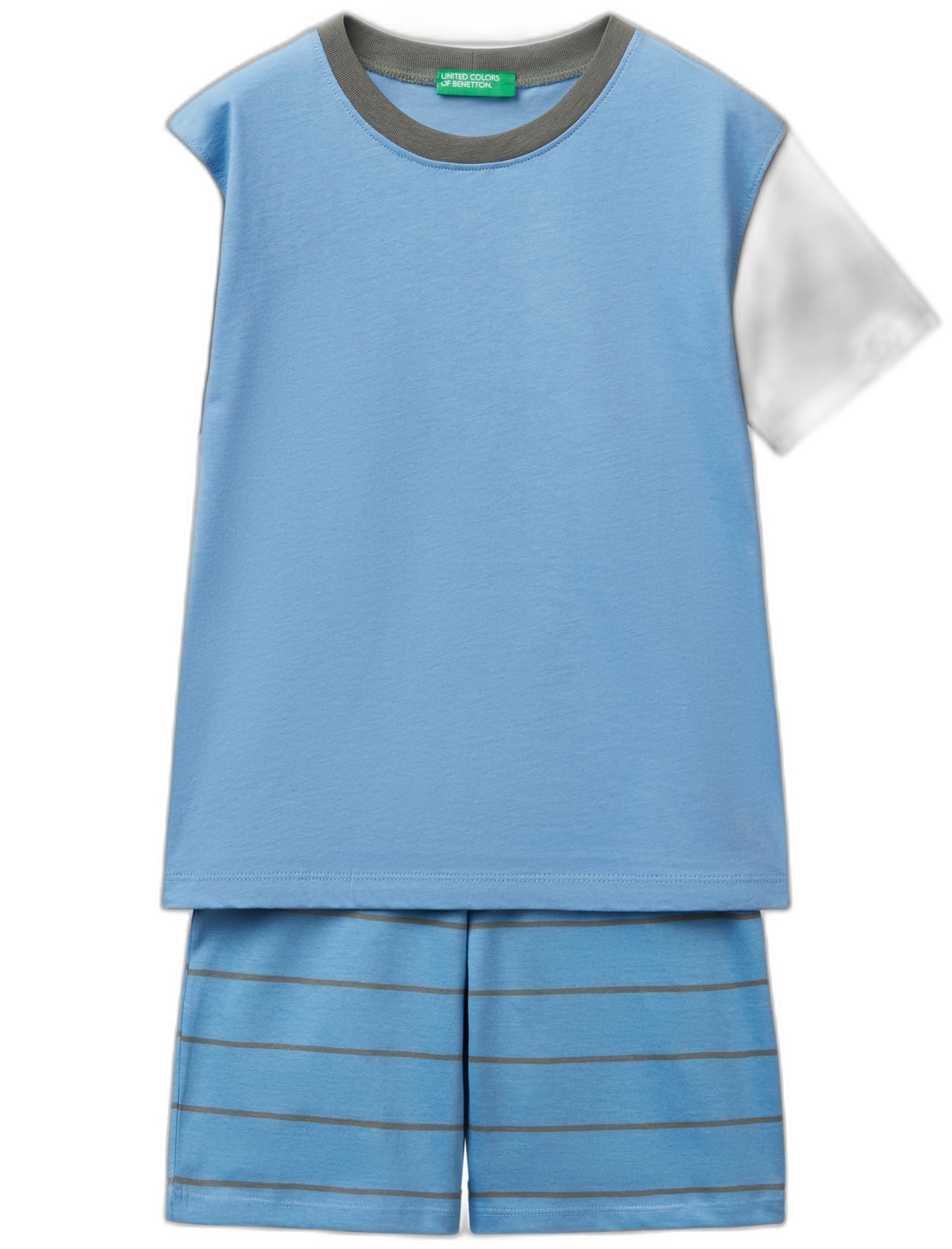 Benetton Intimo 30960P08R Set Pigiama Bambino Taglia 90 Blu