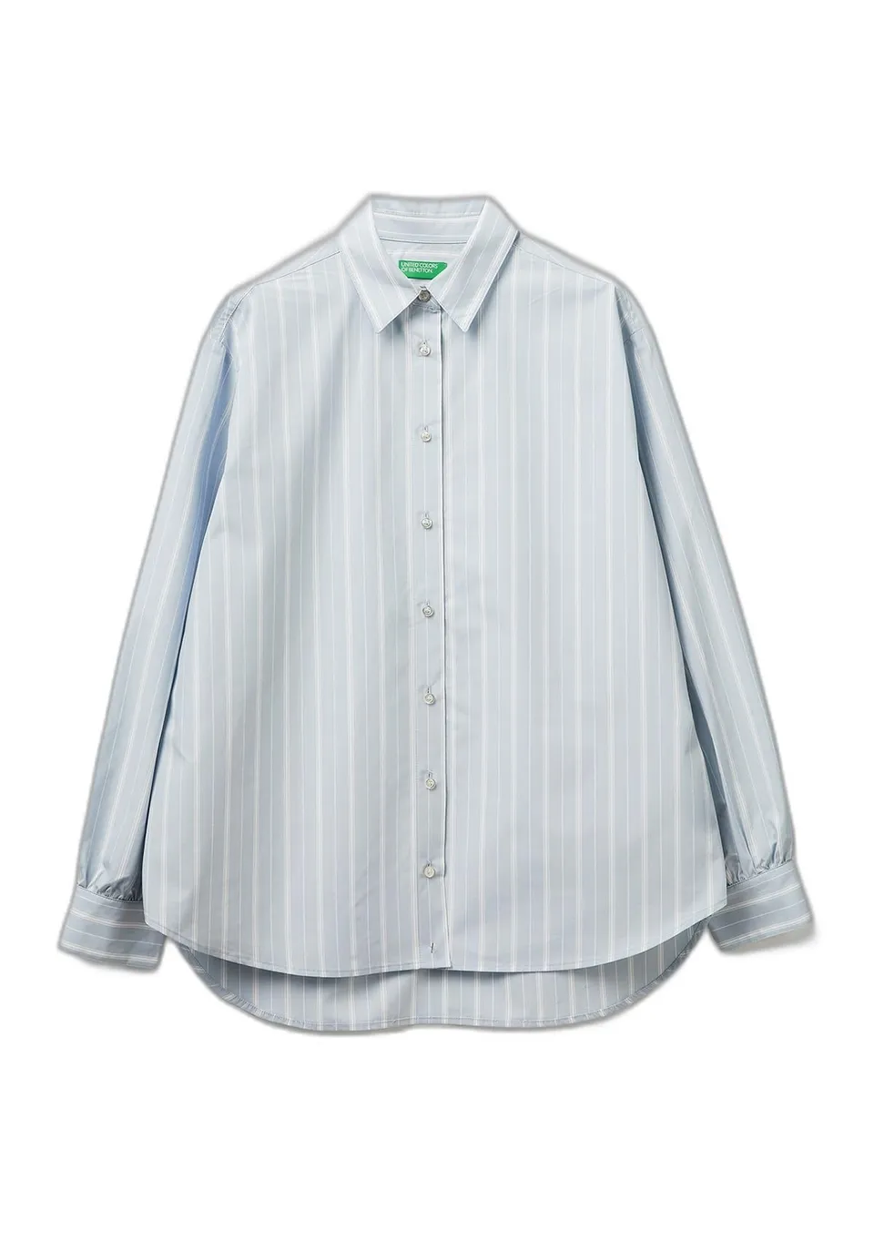 United Colors of Benetton 5x20dq0dj Camicia Donna Panna Cotone