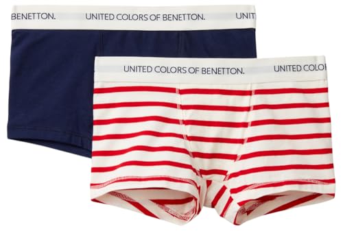 Benetton Boxer Bimbo Intimo Taglia 90 Cotone Uso Quotidiano