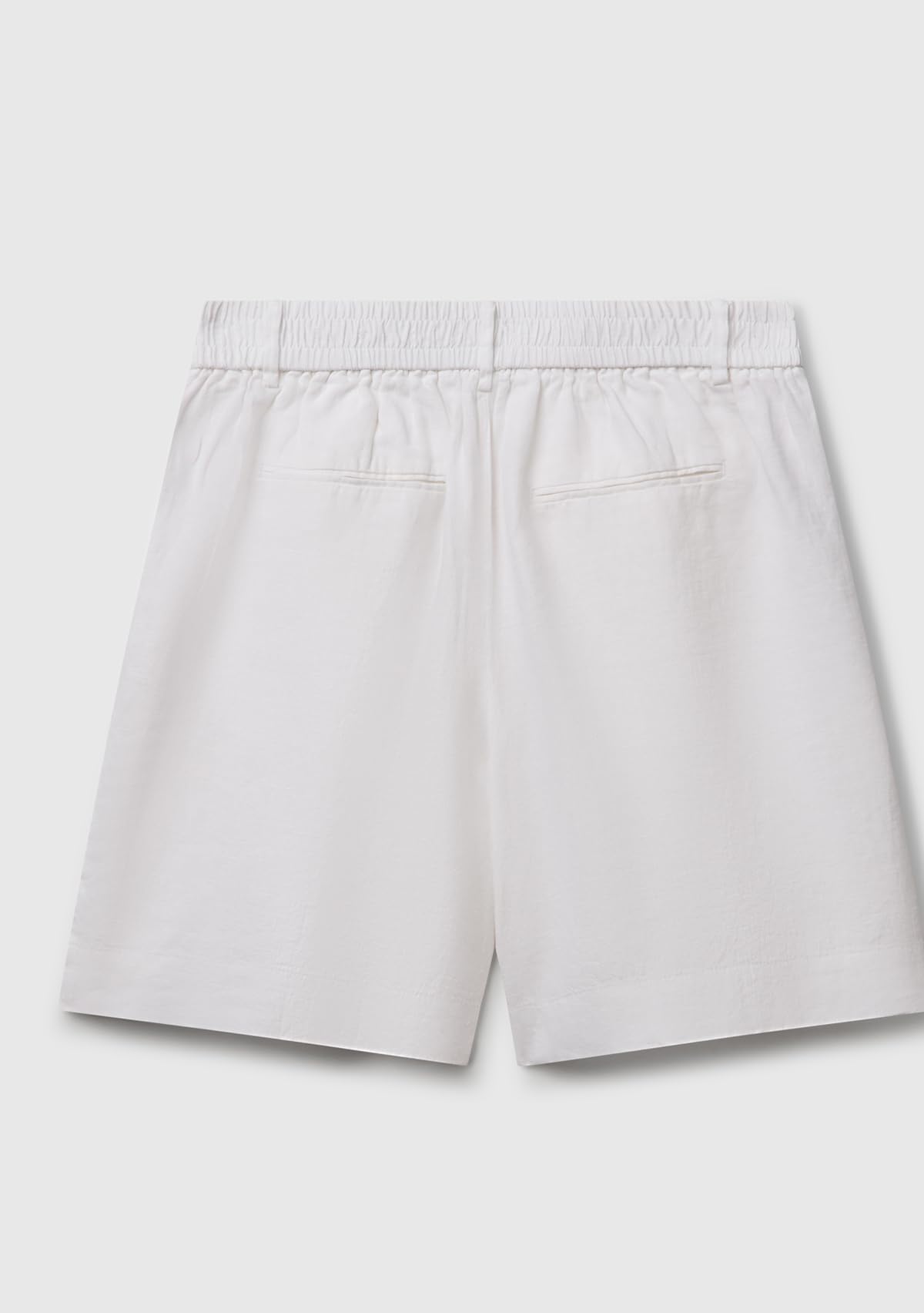 Benetton 4AGHD901V Bermuda Lino Bianco XXS