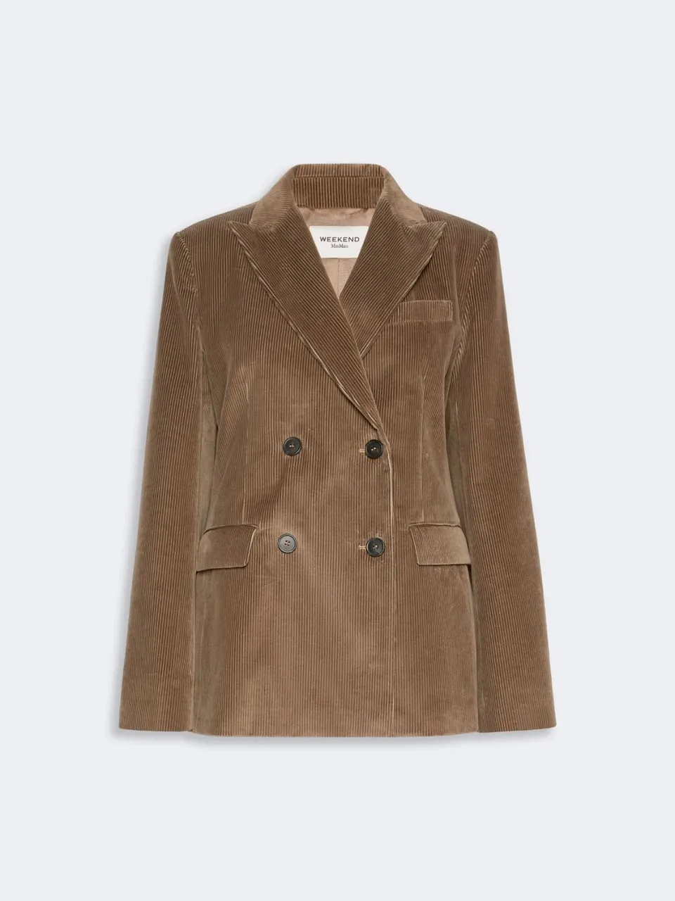 Weekend Max Mara Katanga blazer velluto noce doppiopetto