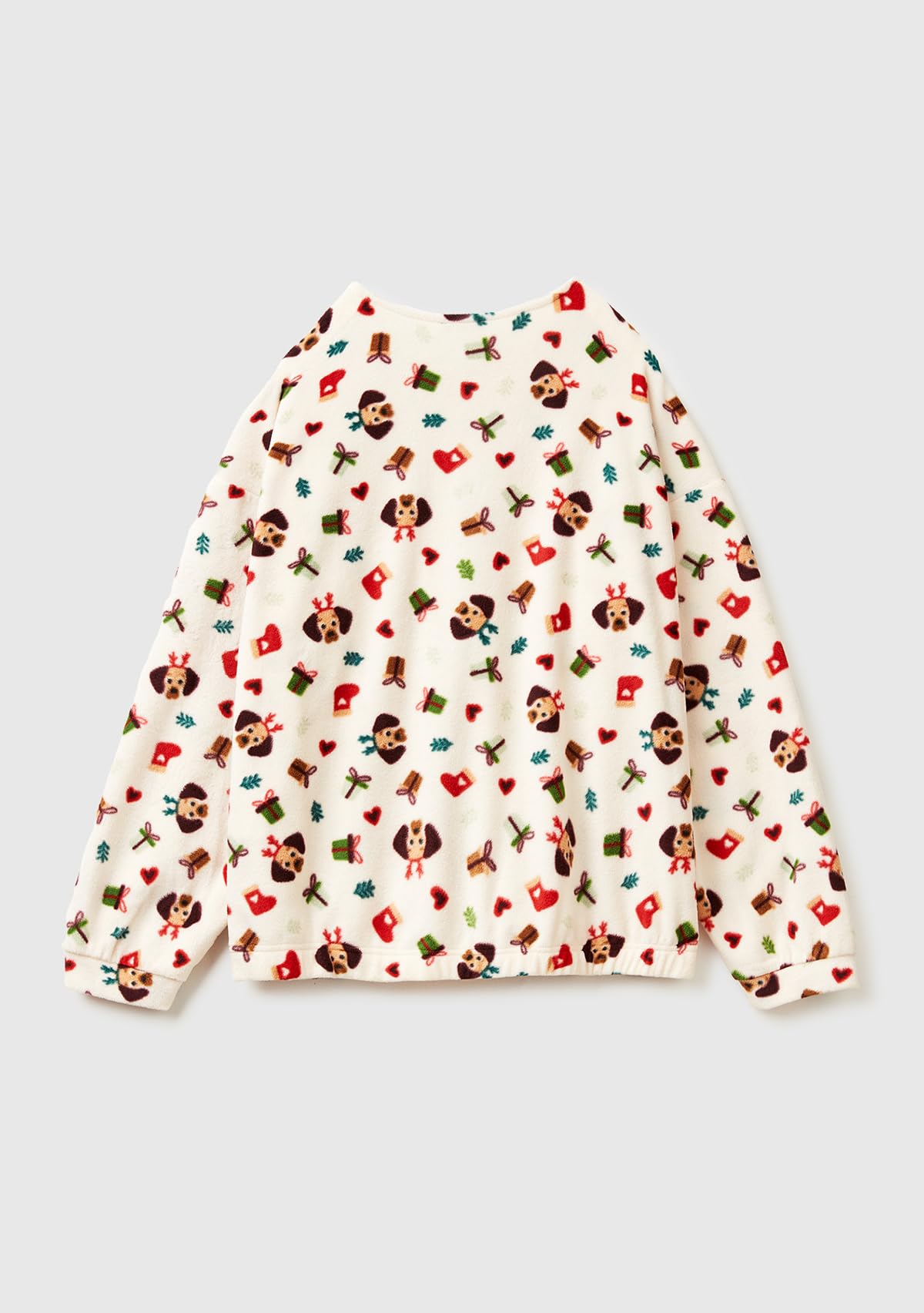 Benetton 39EZ3M087 Maglia Donna Pile XXS