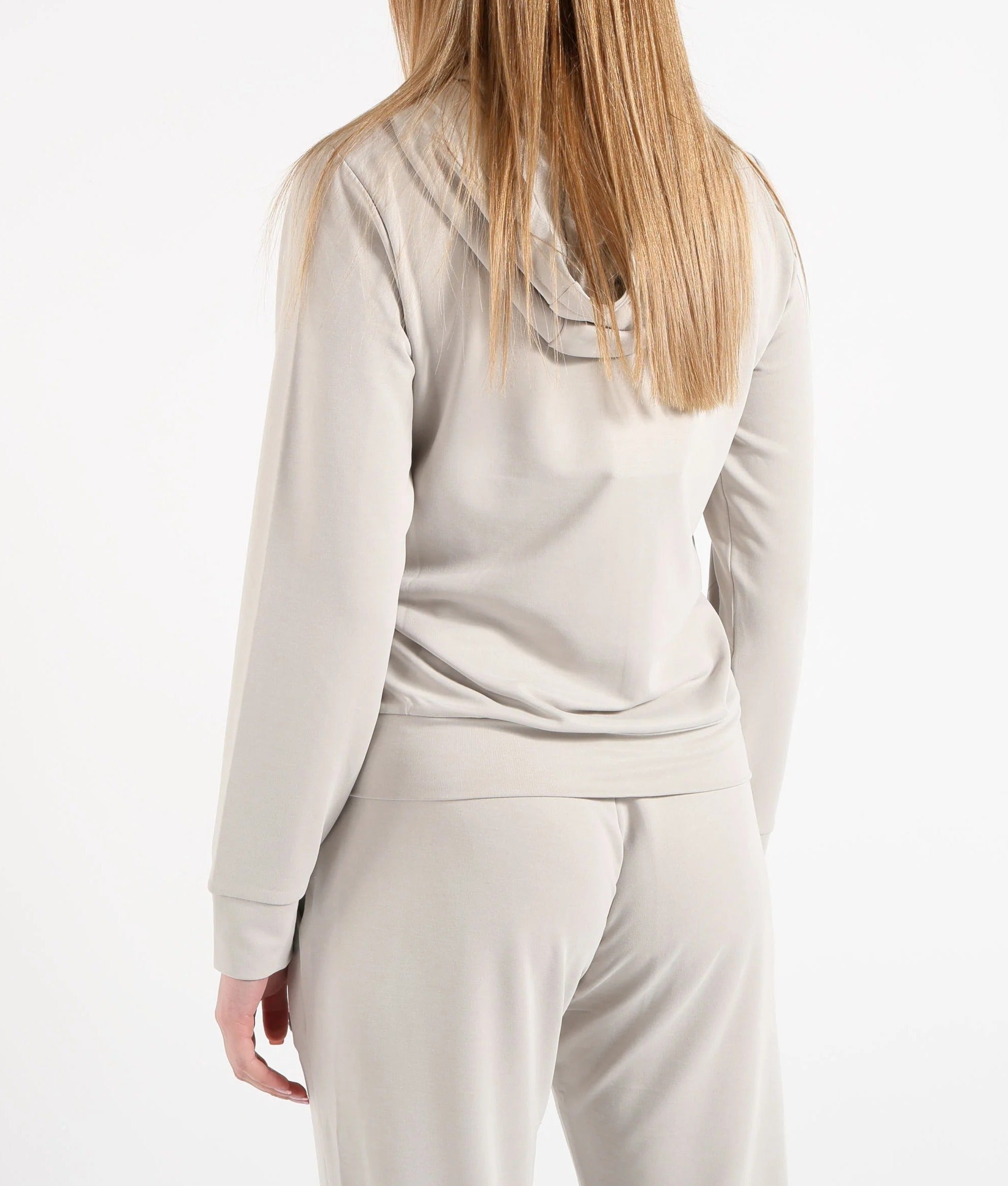 Colmar 9292 felpa donna beige canapa full zip modal