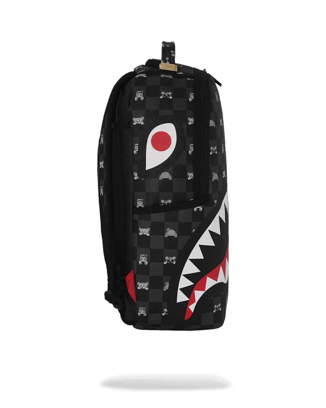 Sprayground 910B8872NSZ zaino nero grigio Peeking Check PVC