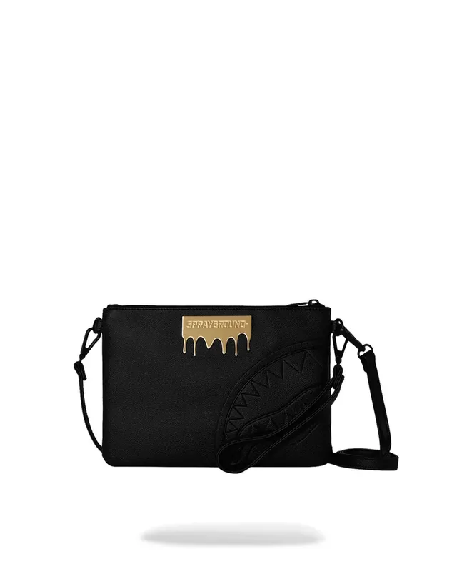Sprayground 910B9044NSZ Pochette Gold Brick Lux Nero Oro