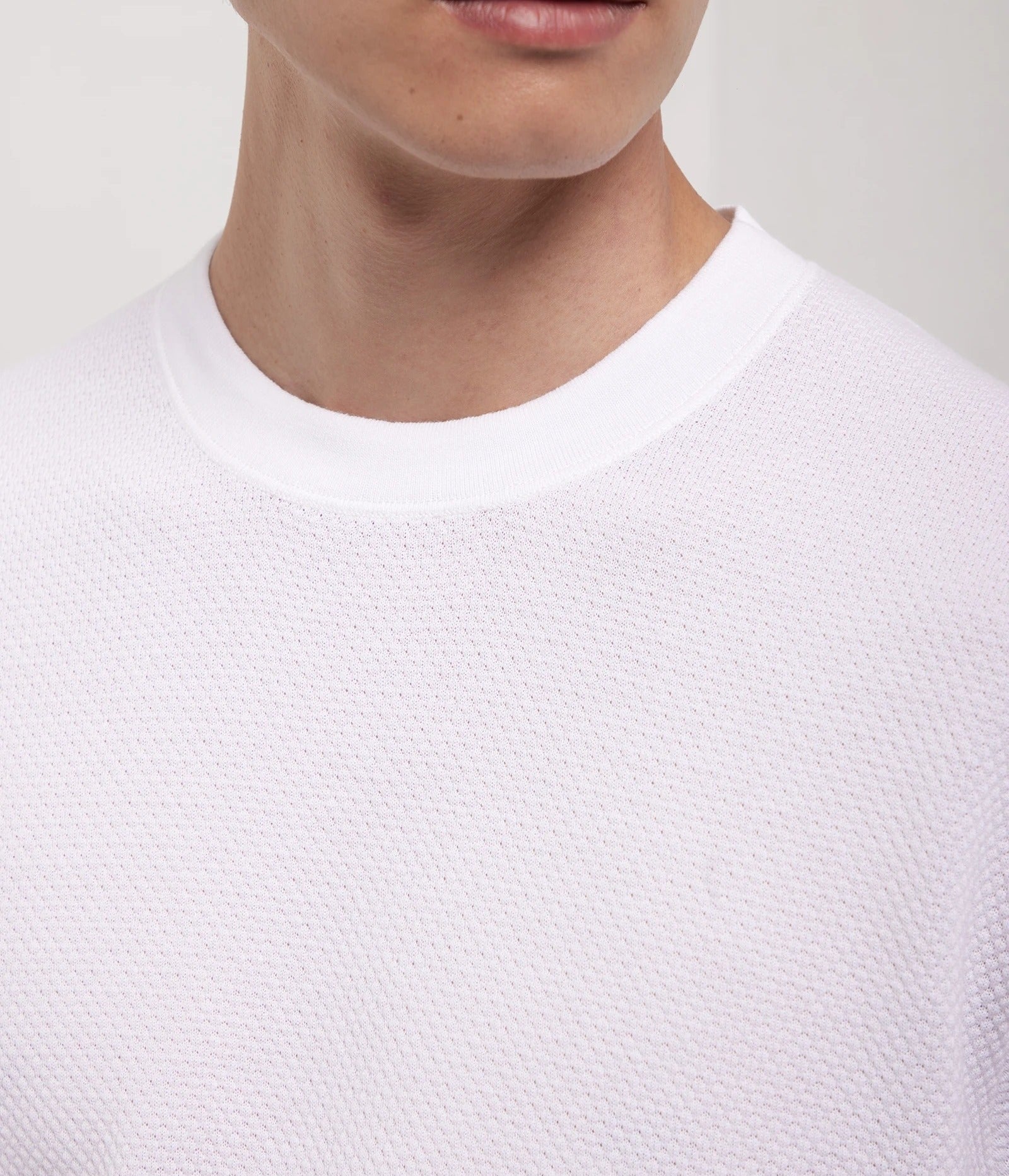 Kangra 3008 21 maglia bianco punto pluriball