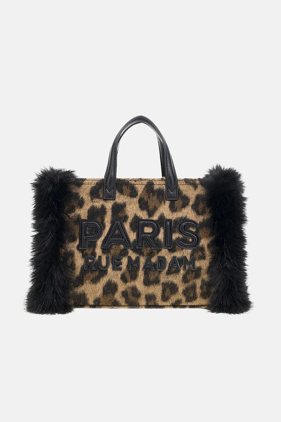 Rue Madam Megeve Mini 1627 tote bag donna leopard