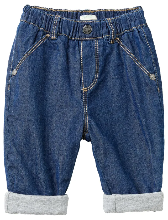 Benetton Pantaloni Jeans Pantalone Denim Chambray 56
