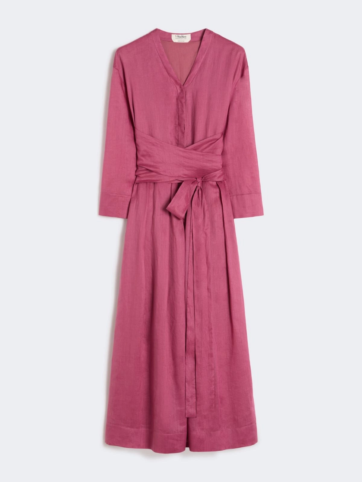 S Max Mara Camilla SMMCAMILLA Abito Lungo Ciclamino