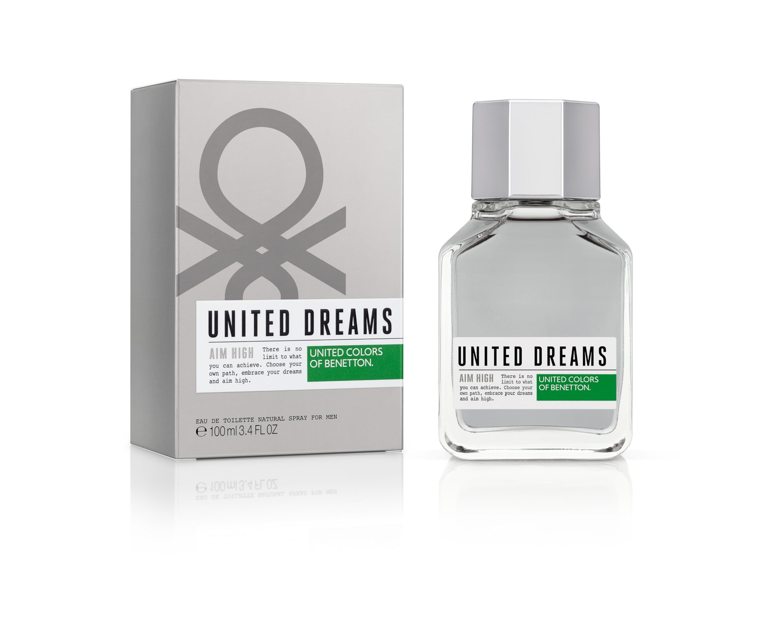 Benetton United Dreams Aim High Eau de Toilette Uomo 100ml