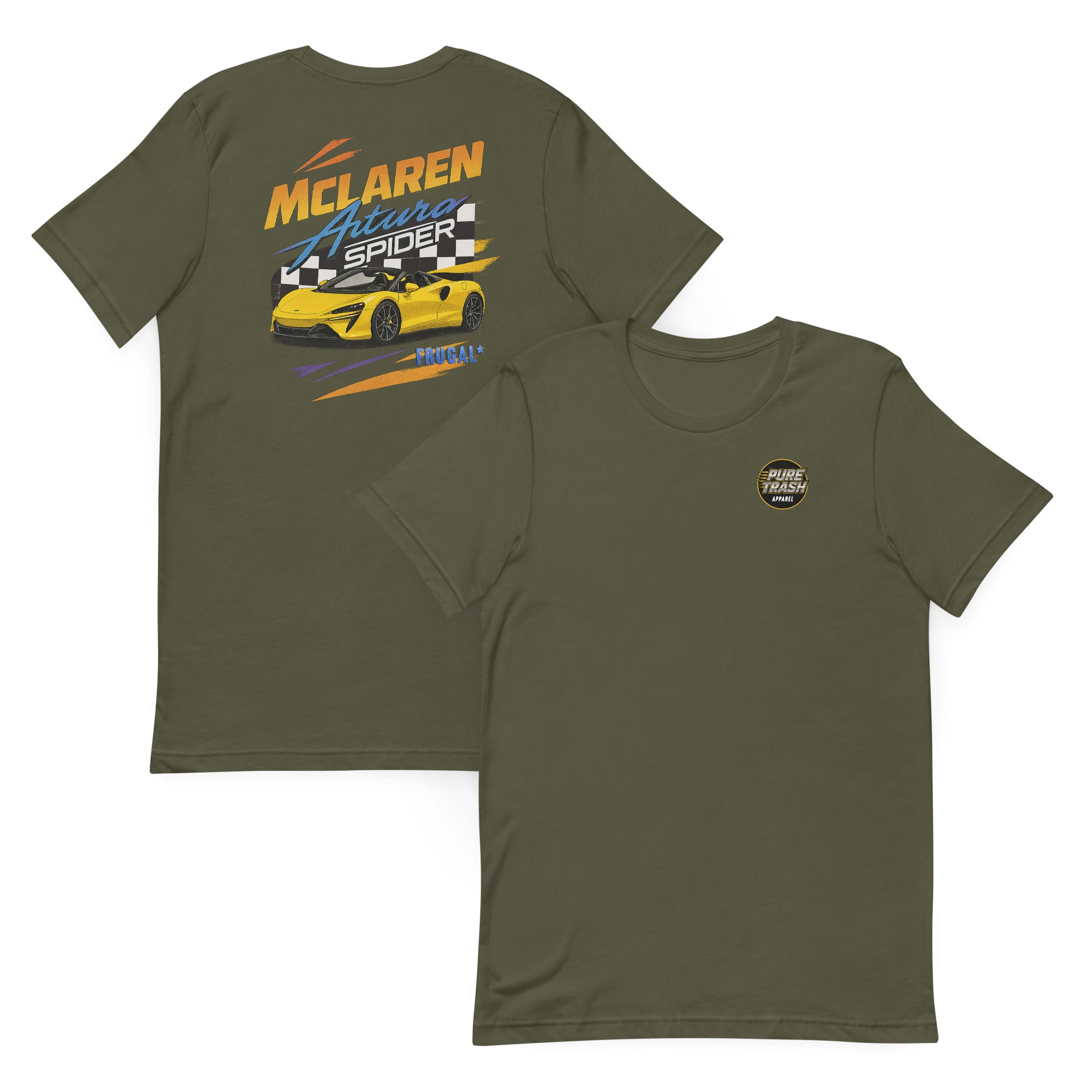 Pure Trash McLaren Tee maglietta uomo nera cotone