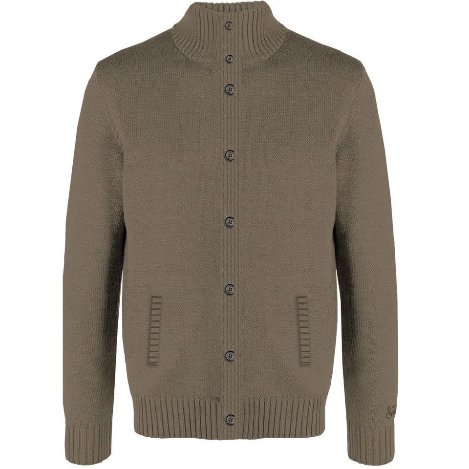 MC2 Saint Barth Galway Cardigan Lana Nut Uomo
