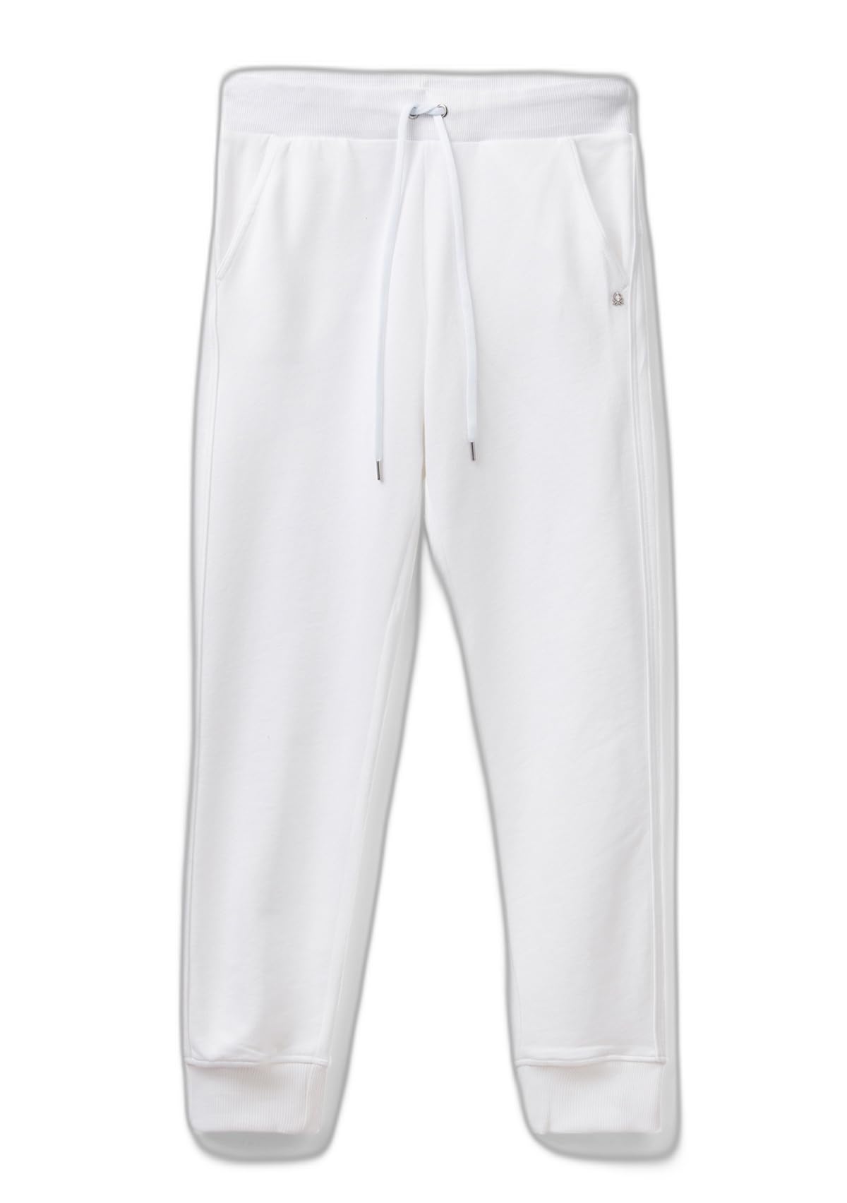 Benetton Pantaloni Donna Felpa XXS Coulisse Caviglia