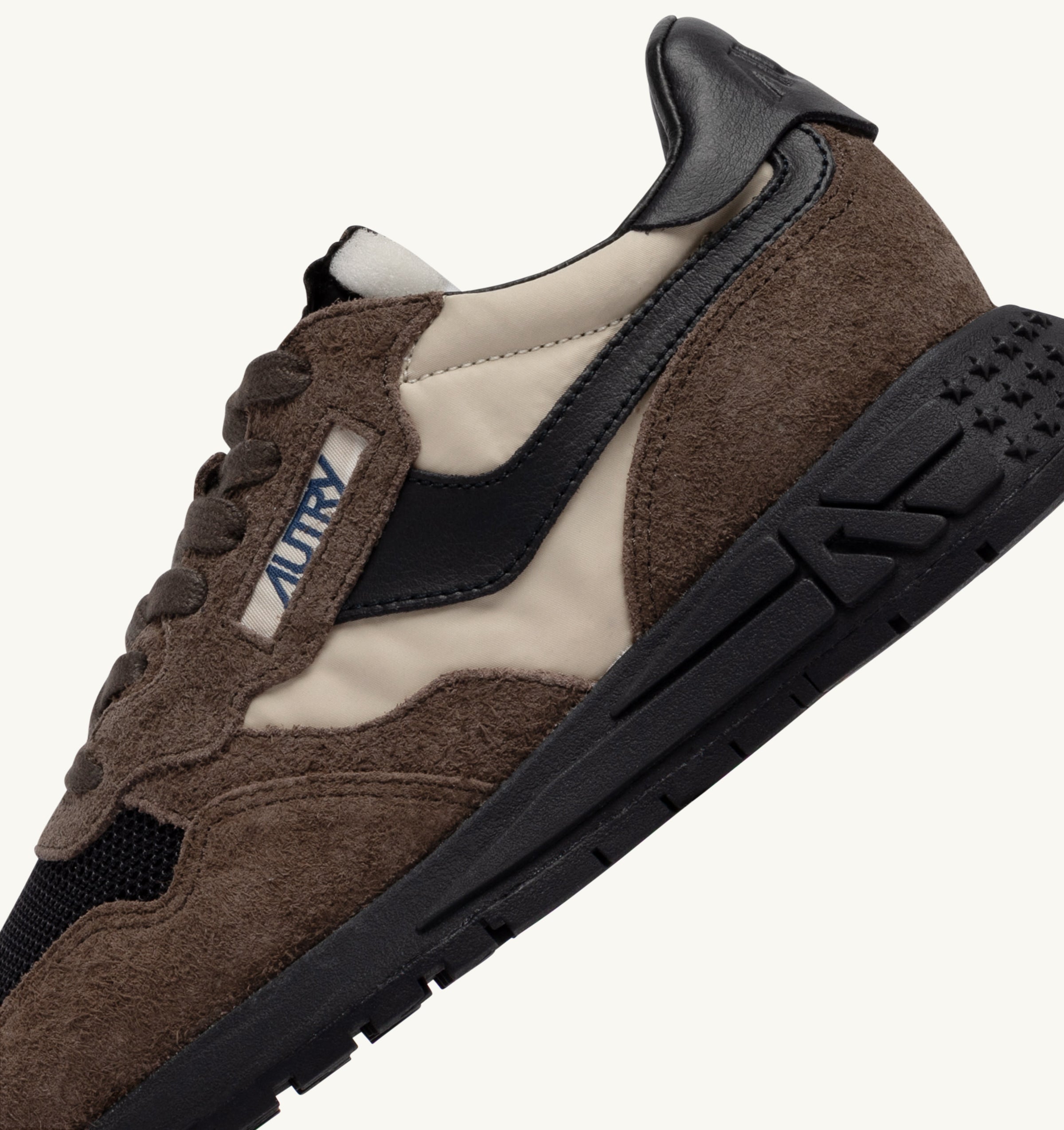 Autry Reelwind Low WWLM sneaker uomo Pebb nylon suede