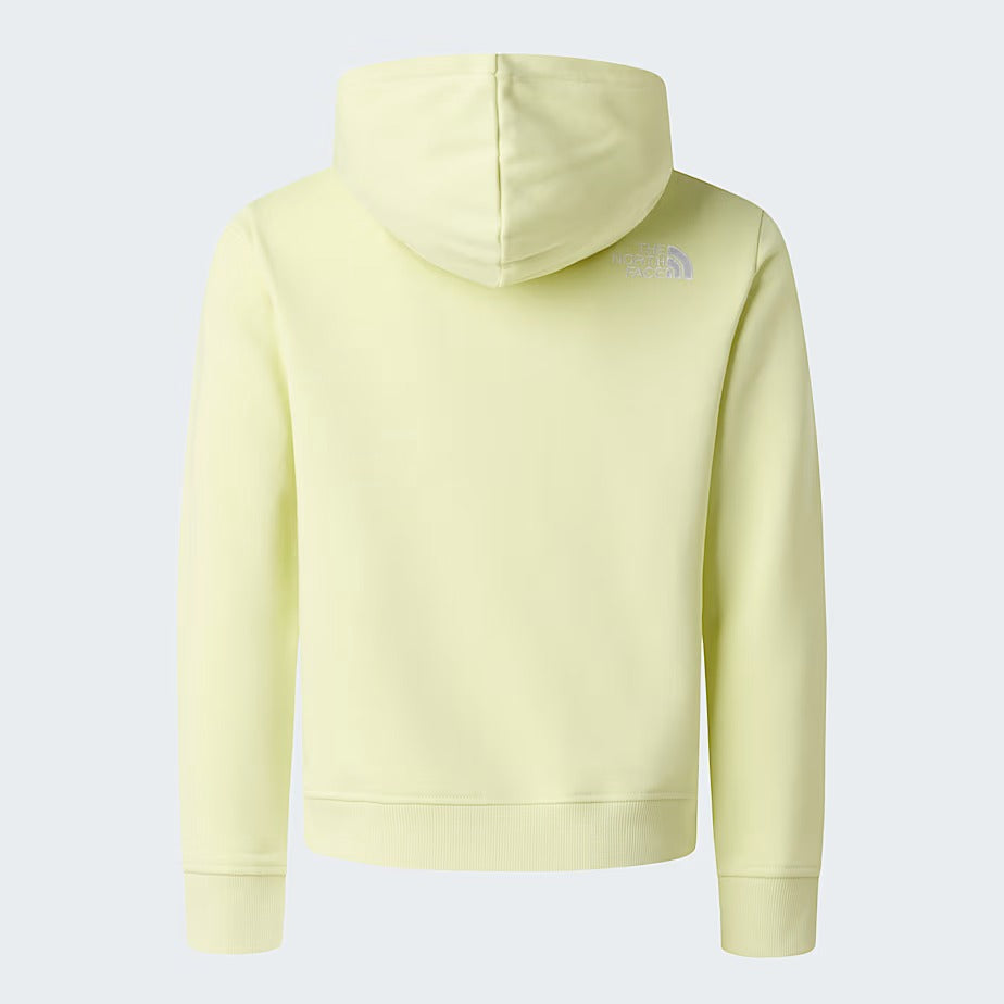 The North Face Drew Peak Light NF0A8GR8 felpa ragazzi Lemon Mist
