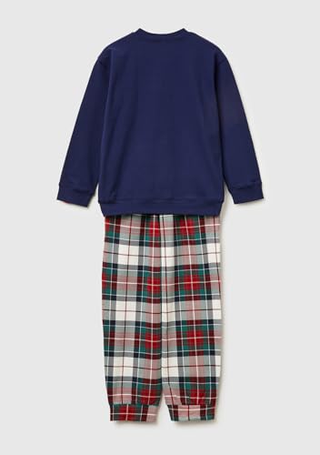 Benetton Pigiama Bambini Cotone Taglia 90 Stampa All Over