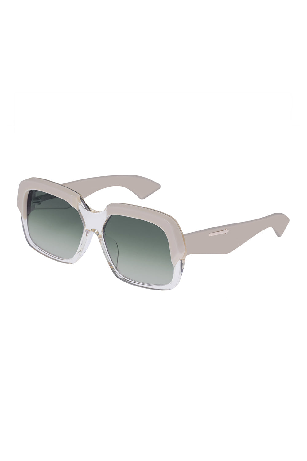 Karen Walker Asscher occhiali da sole Ivory Sand