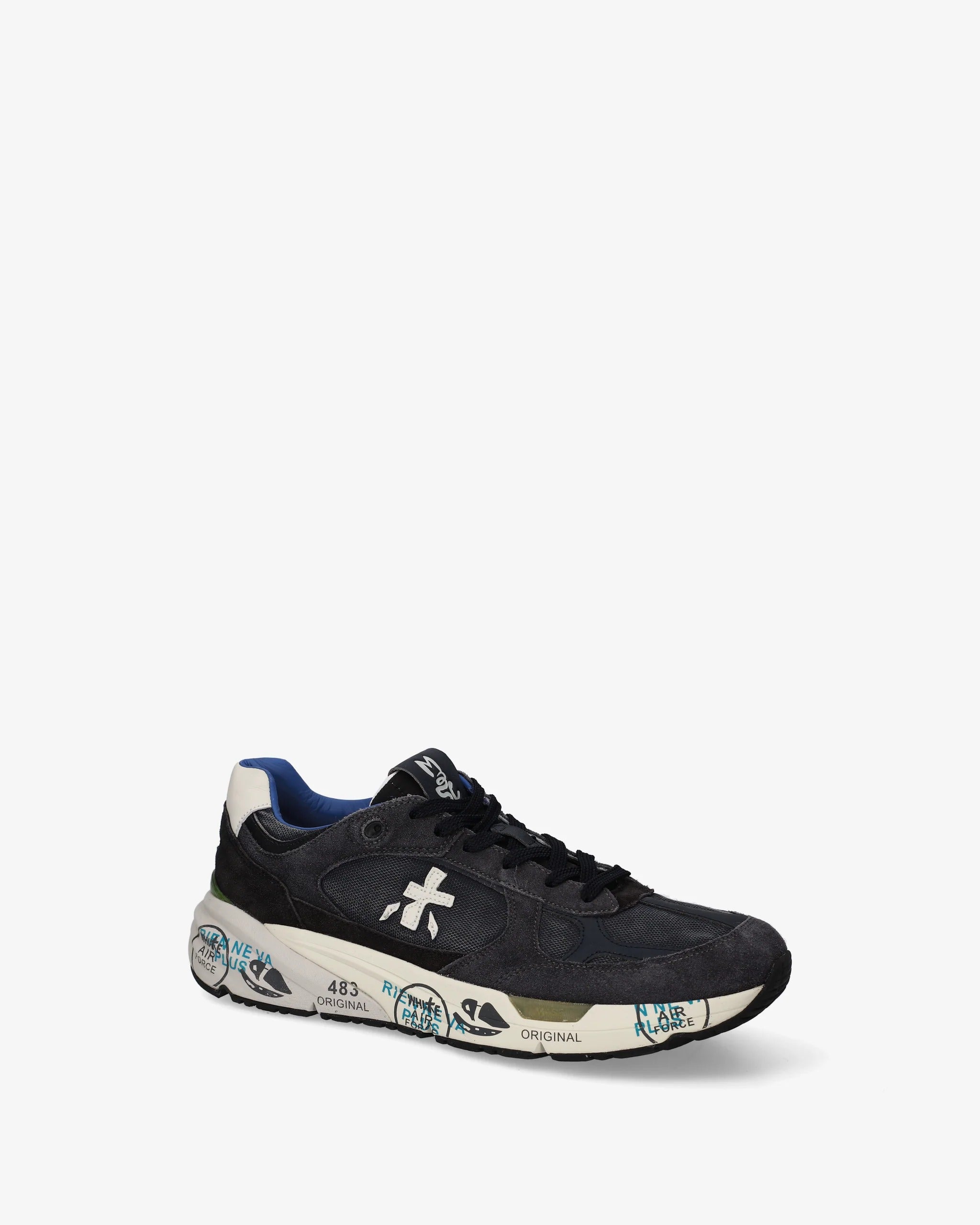 Premiata Mase 8014 sneakers uomo nero pelle