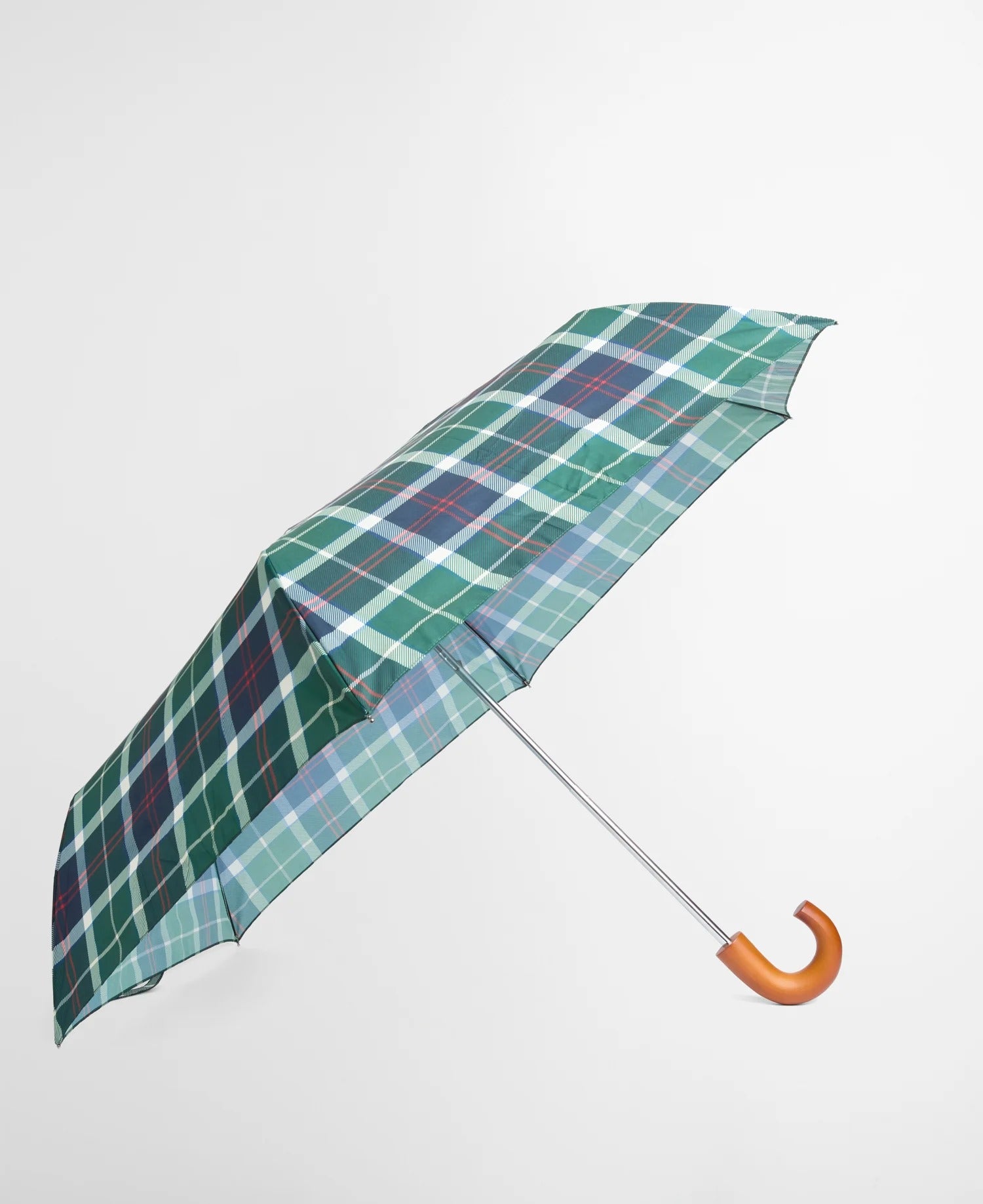 Barbour UAC0201 Ombrello Mini Evergreen Tartan poliestere