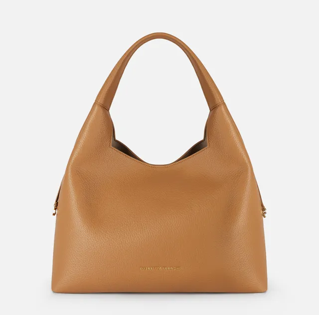 Elisabetta Franchi BS23A66E2 Borsa Hobo Daino Ecopelle