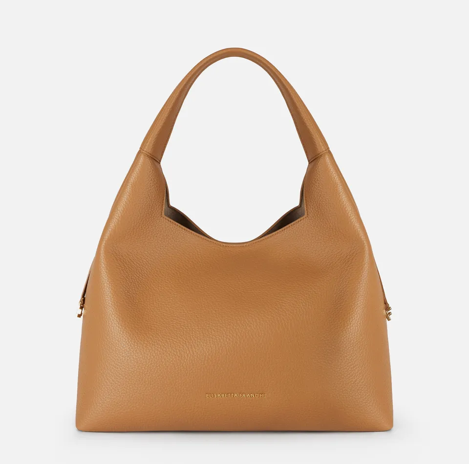 Elisabetta Franchi BS23A66E2 Borsa Hobo Daino Ecopelle