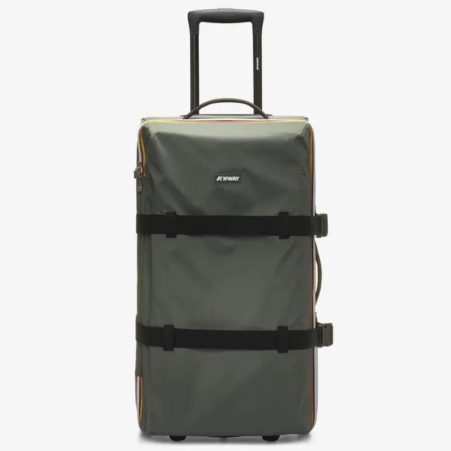 K-Way K2128NW Trolley Blossac M Verde 66L Impermeabile