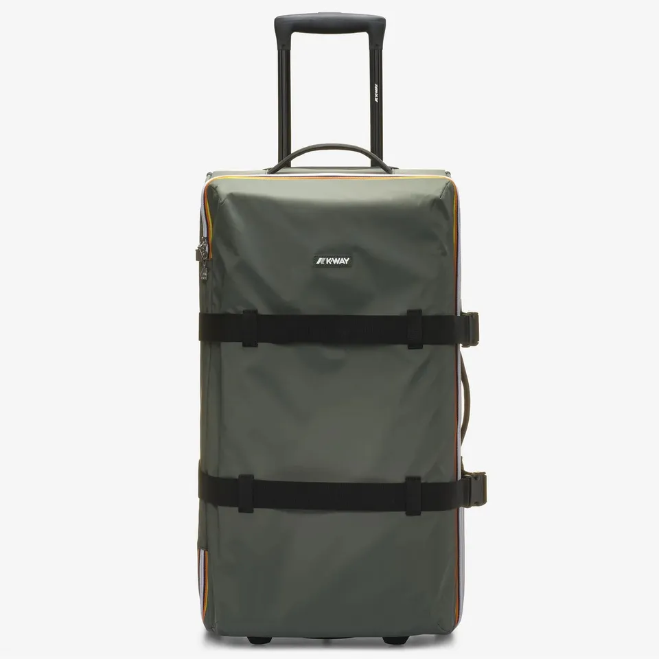 K-Way K2128NW Trolley Blossac M Verde 66L Impermeabile