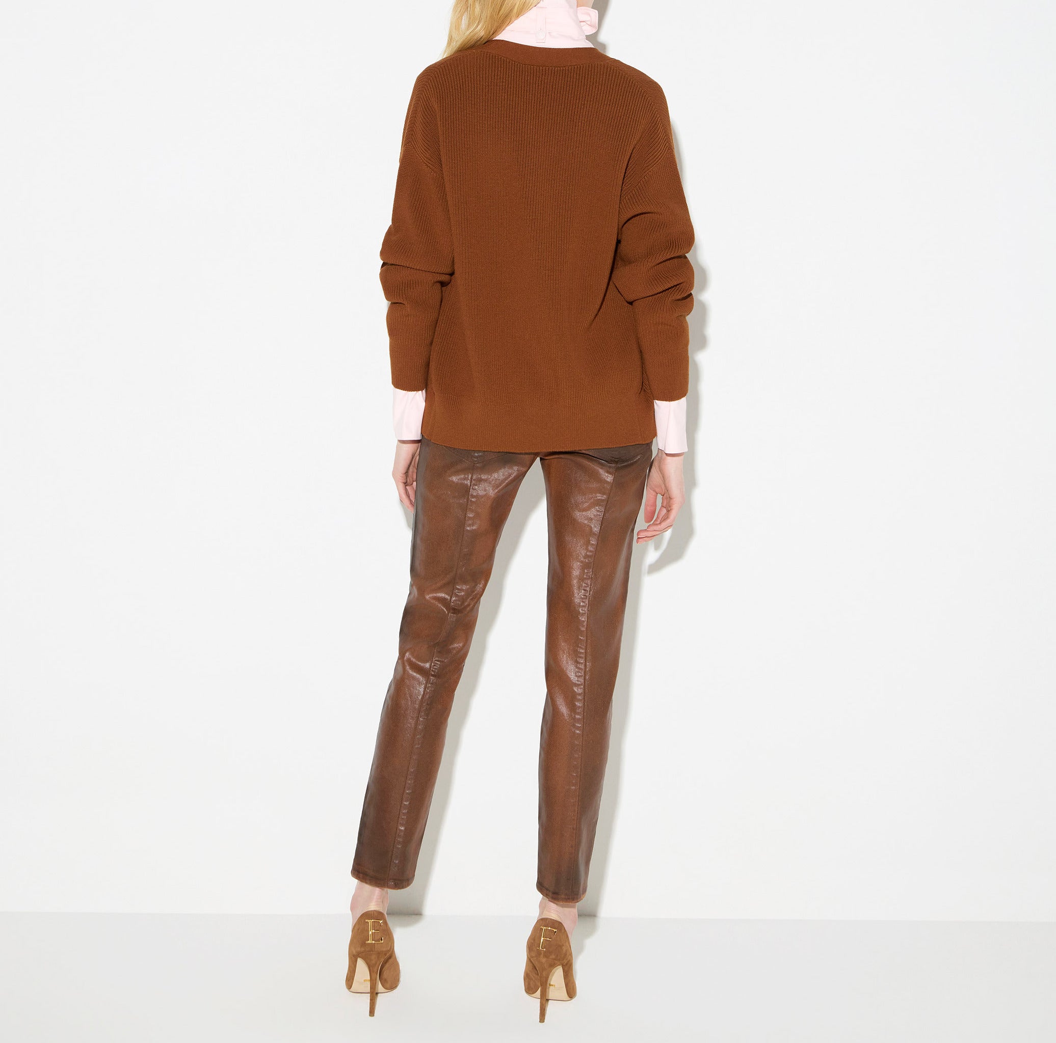 Elisabetta Franchi MK01S66E2 Cardigan Donna Sigaro maglia