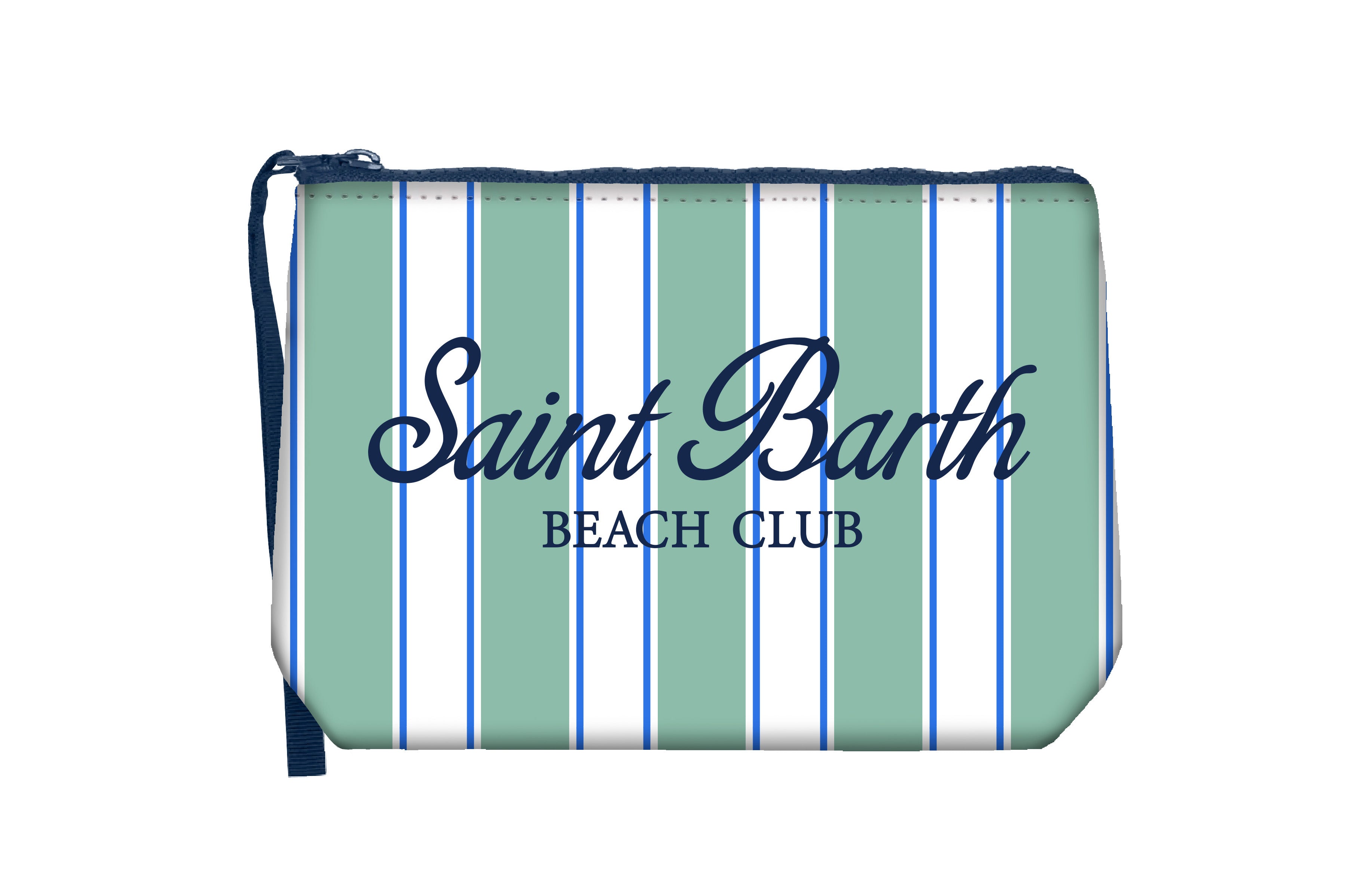 MC2 Saint Barth Aline 00606L Pochette Beach Stripes Salvia