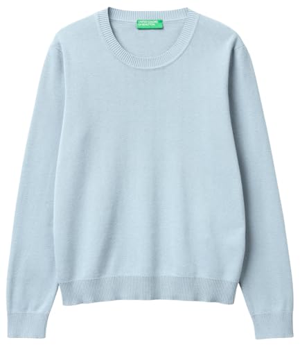 Benetton Maglieria Maglia G/C M/L maglione girocollo tinta unita