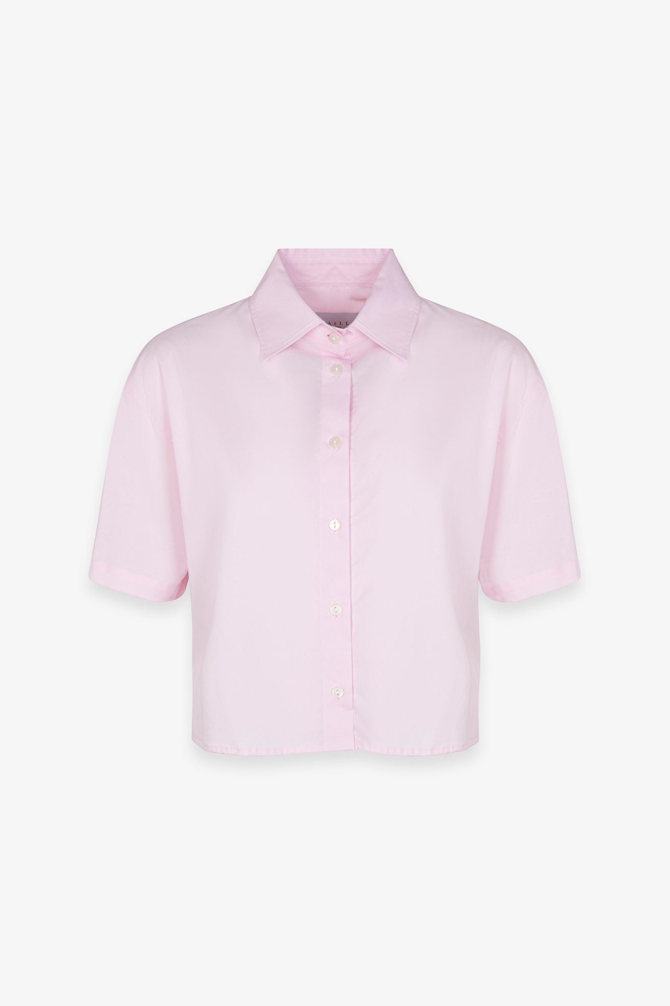 Gaelle Paris GAABW09858 camicia corta rosa popeline