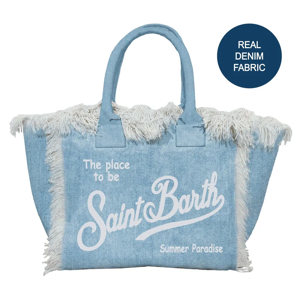MC2 Saint Barth Colette borsa donna denim light jeans