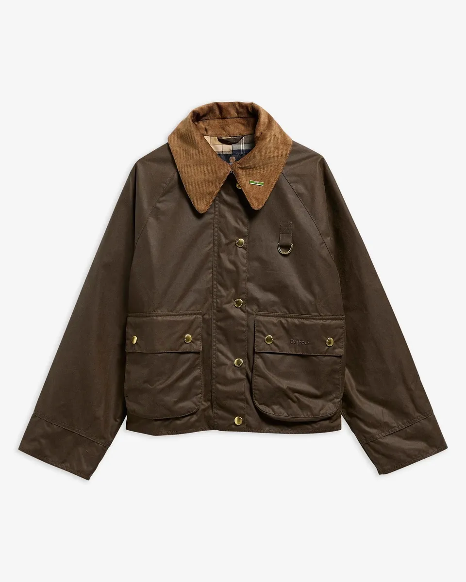 Barbour Modern Spey giacca donna beech cerata Icons
