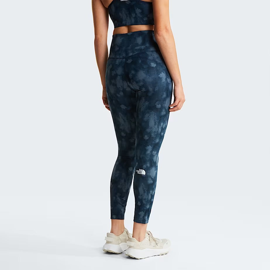 The North Face Flex Graphic NF0A8BQS Leggings Donna Blu Navy Print