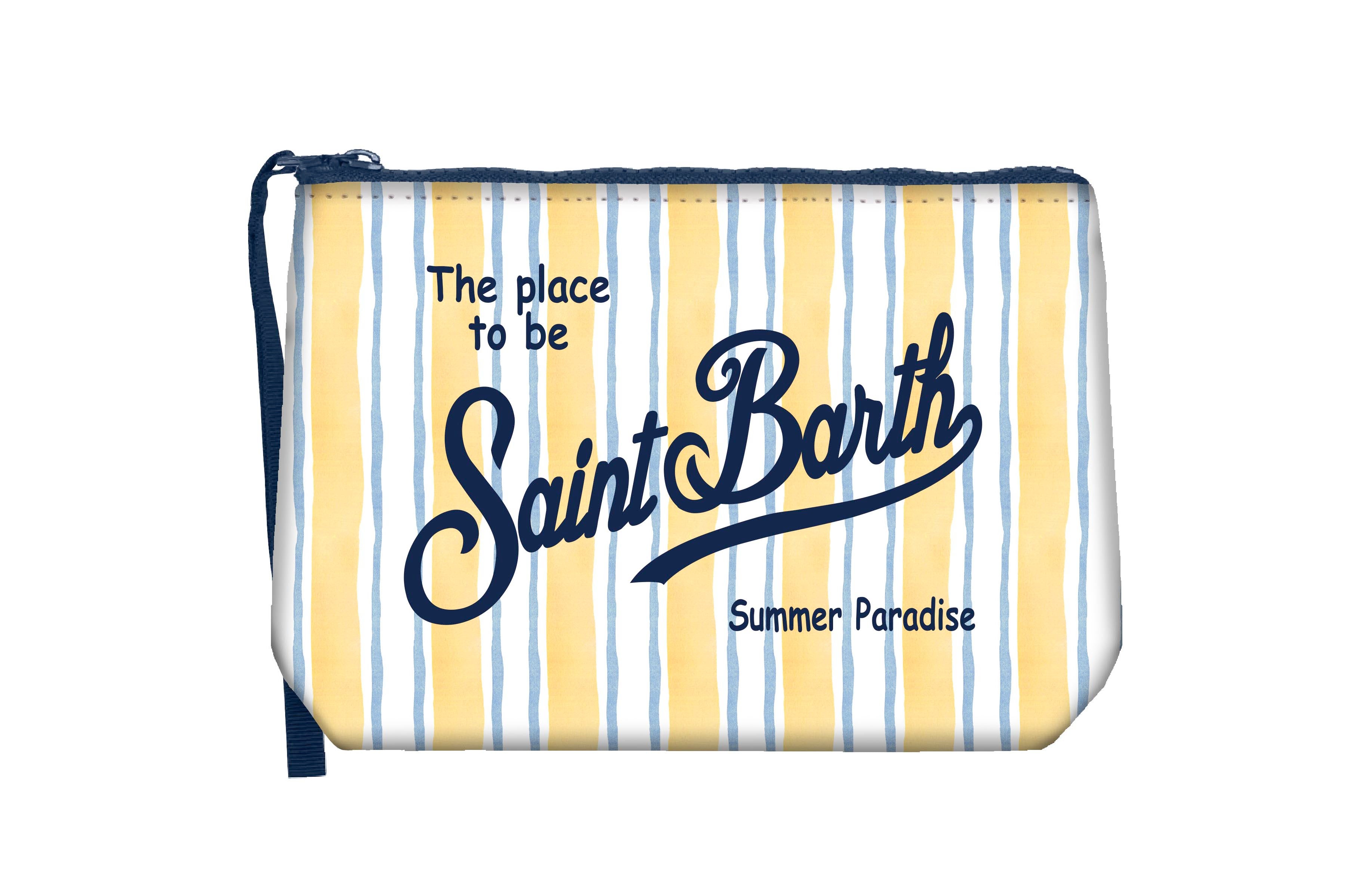 MC2 Saint Barth Aline 03281L pochette donna gialla righe