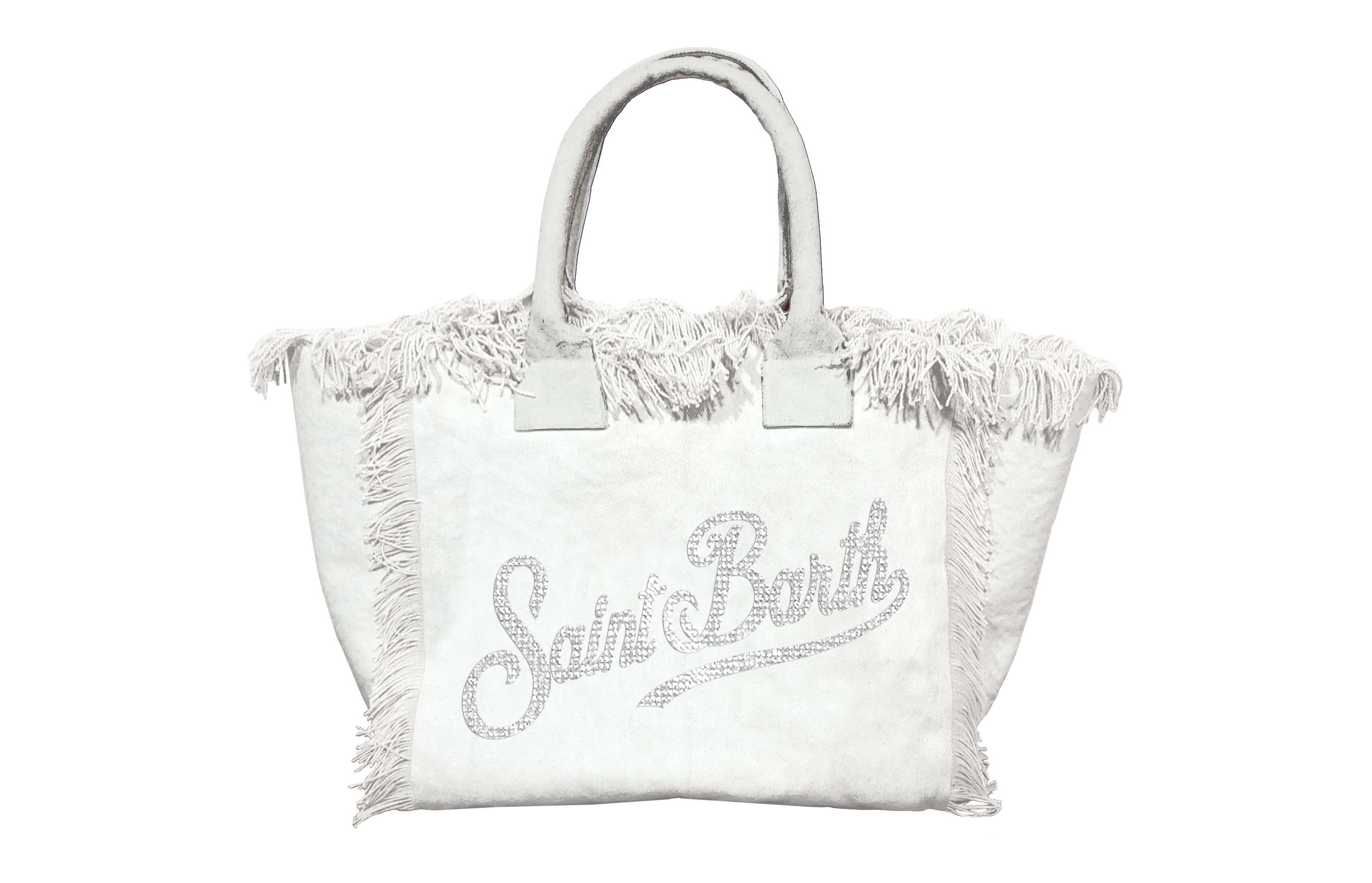 MC2 Saint Barth Vanity 02571L borsa bianca strass